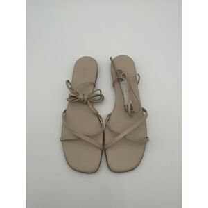 Quince 100% Italian Leather Wrap Sandal - NEW IN BOX